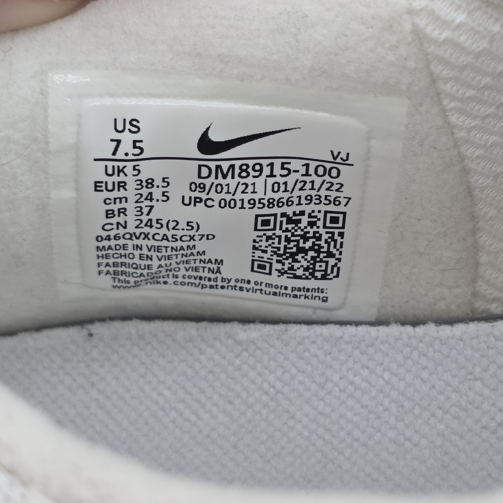 Nike Womens Free Run 2 Summit White Grey Running Shoes DM8915-100 Size 7.5 - Picture 13 of 13